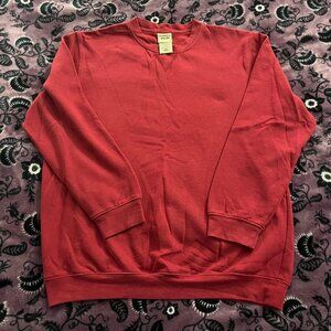 Plain Red Sweatshirt